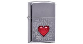 250 Abstract Heart - Зажигалка ZIPPO
